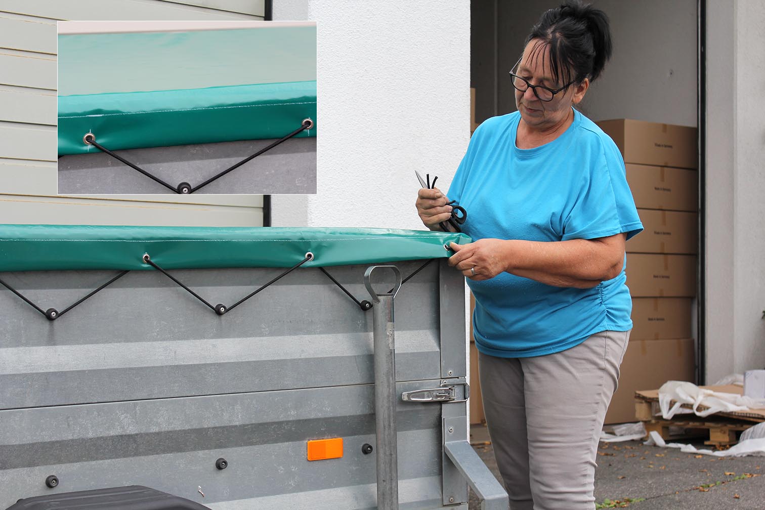 Heike bei der Arbeit Image